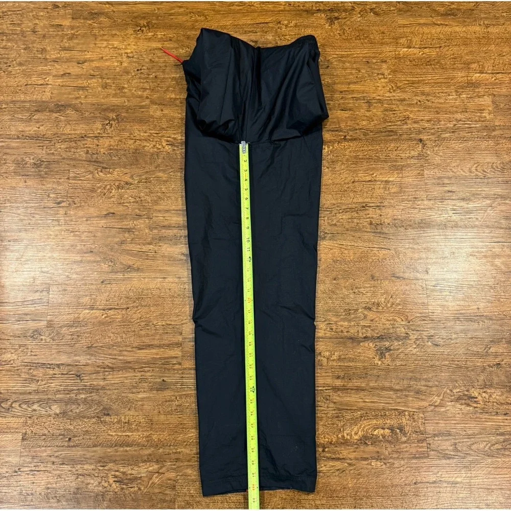 Vintage Y2K Nike Black Striped Baggy Skate Packable Track Pants Sweatpants Men M - Picture 9 of 12